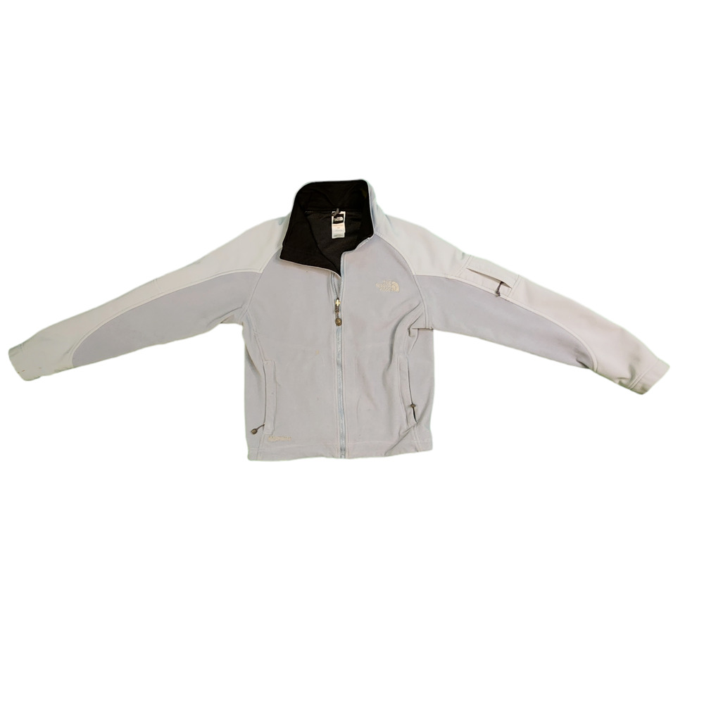 Womens North Face Jacket Light Blue Small Windstopper Full Zip Outerwear Coat